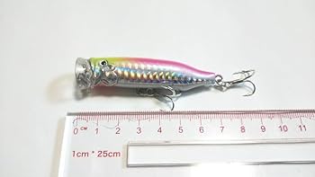 Amazon.co.jp: 大きなカップでアピール シーバス・チヌ ポッパー